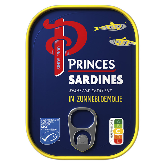 Princes Sardines zonnebloemolie (Blik, 110g)