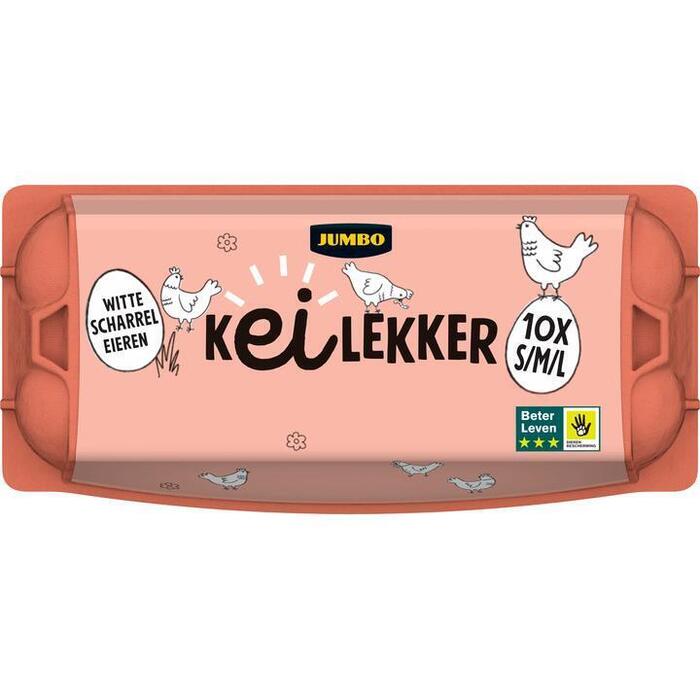 Jumbo Kei Lekker Eieren 10 Stuks (430g)