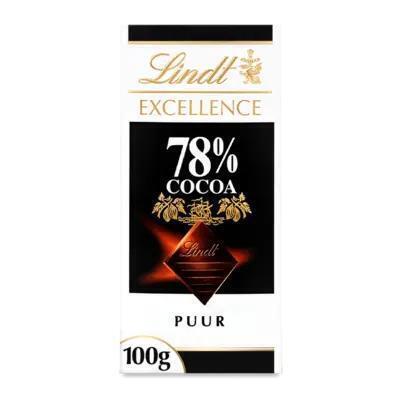 Lindt Excellence 78% (Doos, 100g)