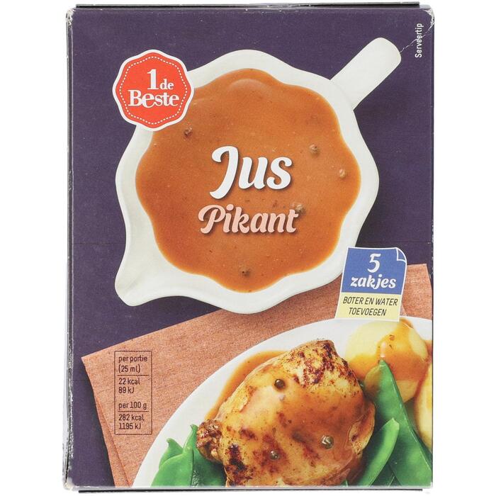 1 de Beste Jus pikant 5 pack (90g)