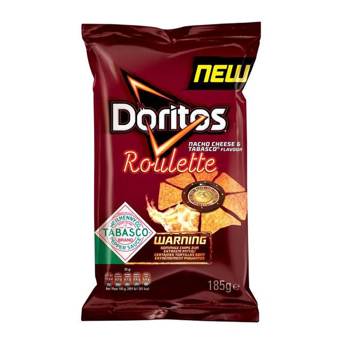 Doritos Roulette nacho cheesehot chilli (185g)