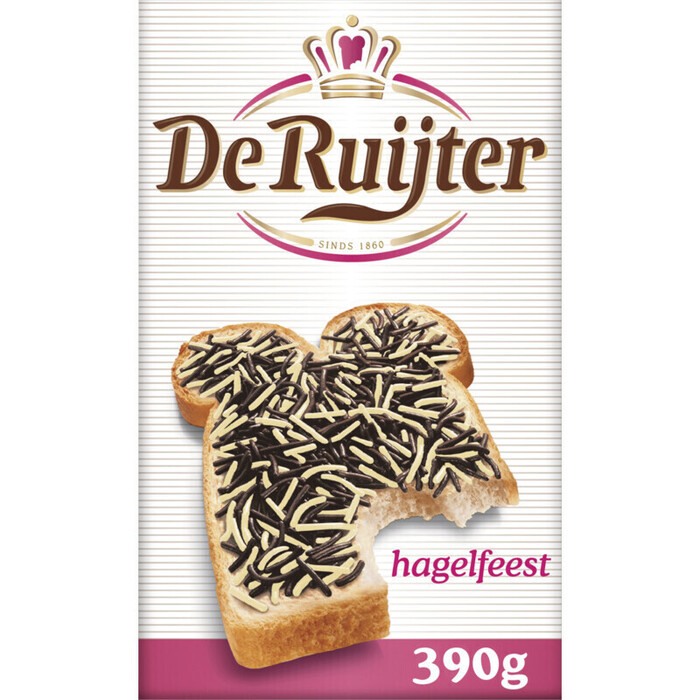 De Ruijter Hagelslag Mix Puur en Vanille 390 g (390g)