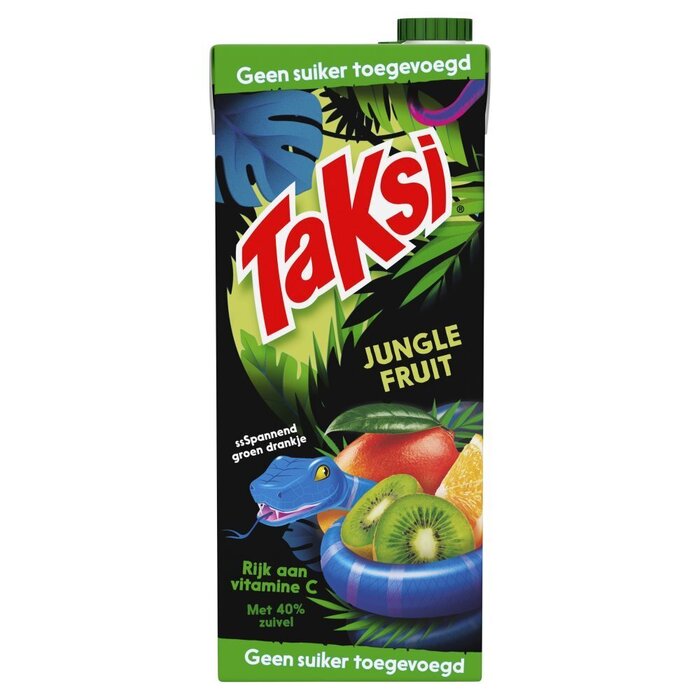 Taksi Jungle Fruit Kiwi, Mango Sinaasappel 1,5 l (1.5L)