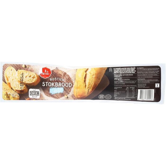 Stokbrood rustiek wit (250g)