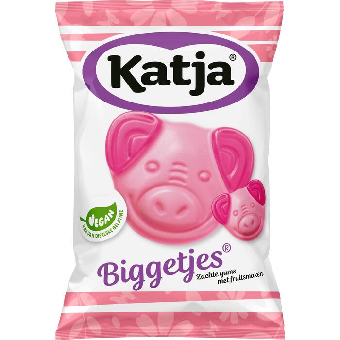 Katja Snoep en Zoetwaren Biggetjes SRP 125gr zak (Zakje, 125g)