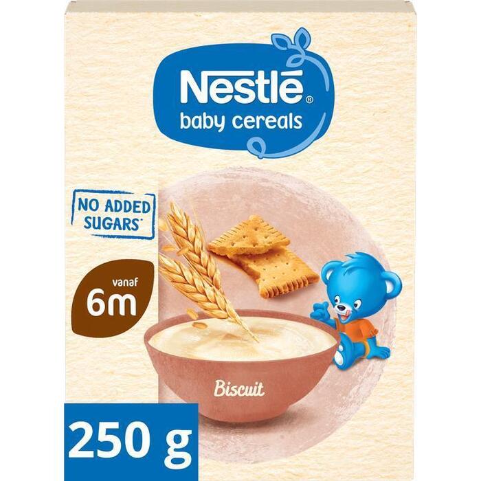 Nestlé Ontbijtpapje biscuit 6+ mnd baby pap (Doos, 250g)
