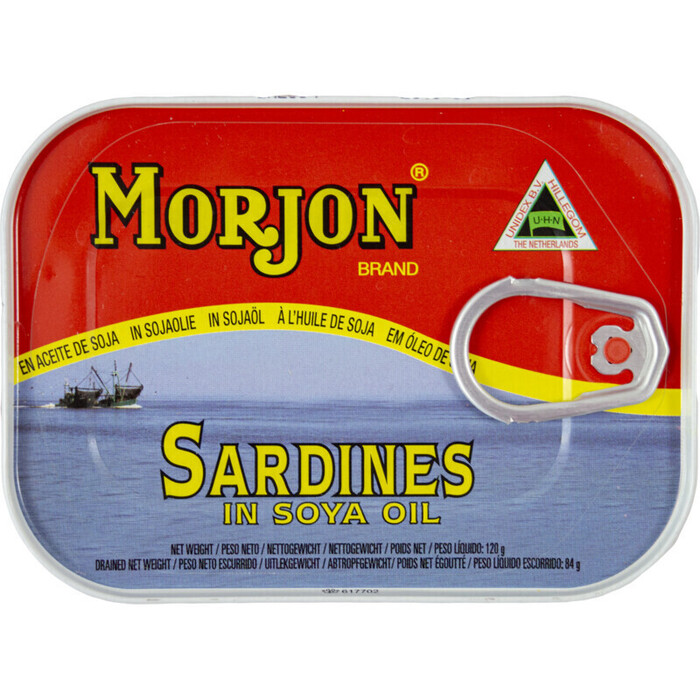 Sardines in Soja olie (Blik, 120g)