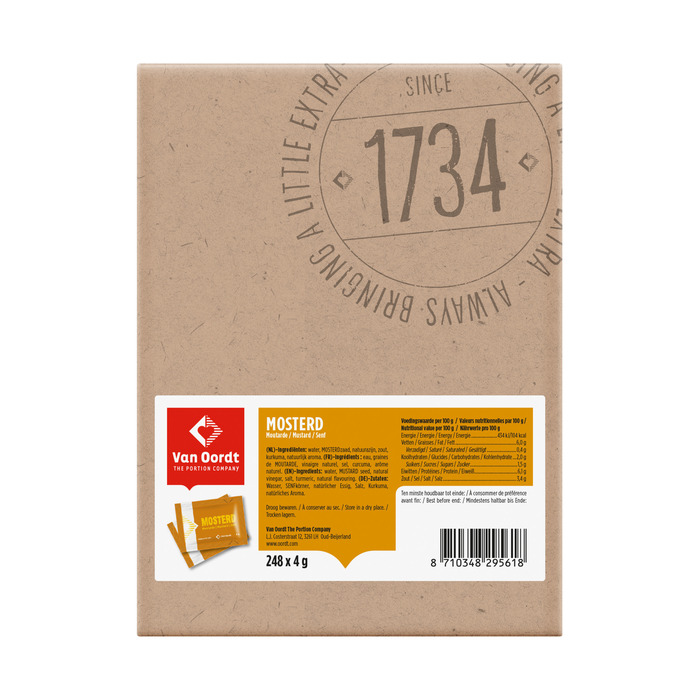 Mosterd 248 x 4 g (4g)