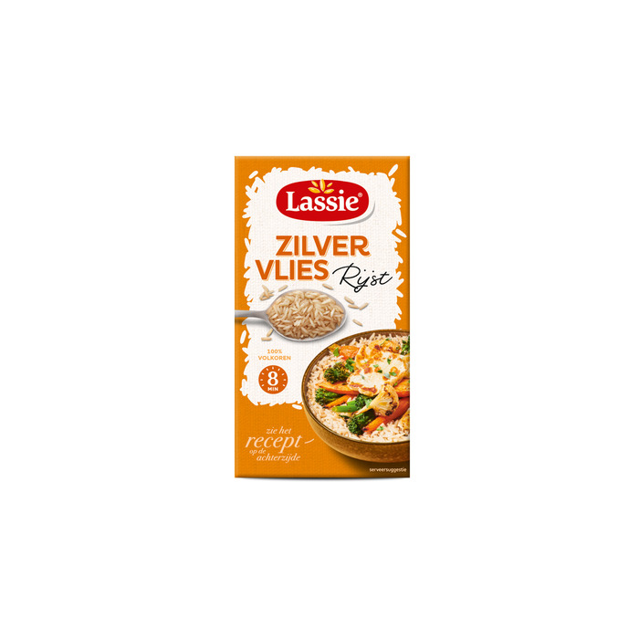 Lassie Zilvervliesrijst (Pak, 400g)