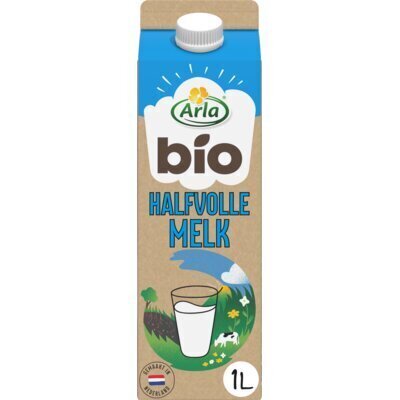 Biologische Halfvolle Melk (Pak, 1L)