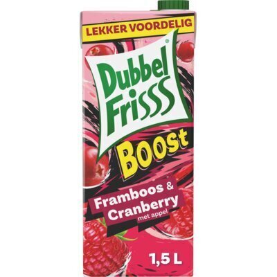 Framboos cranberry boost (1.5L)
