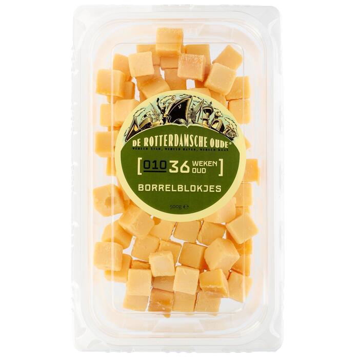 Rotterdamsche oude kaas blokjes (500g)