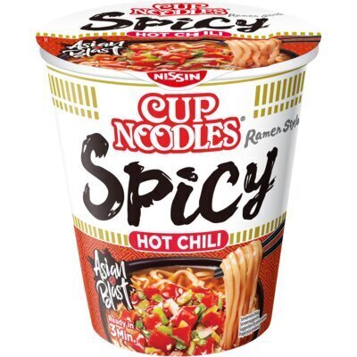 NISSIN Cup Noodles Hot Chili Spicy 66 gram (66g)