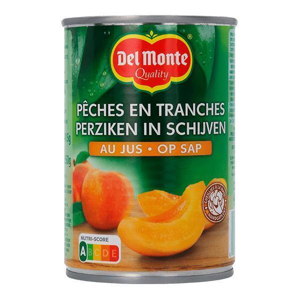 Del Monte 1/2 Perzik schijfjes sap (Blik, 415g)