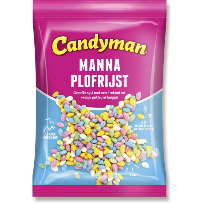 Candyman Manna Plofrijst 200 g (200g)