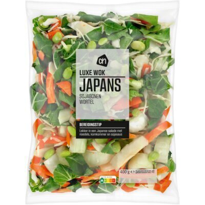 Aziatische wokgroente met sojabonen (400g)