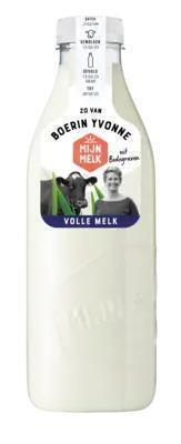 Oostdam Mijn melk volle melk boerin Yvonne (1L)