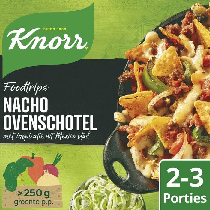 Knorr Wereldgerechten Foodtrips Nacho Ovenschotel 190 g (Pak, 190g)