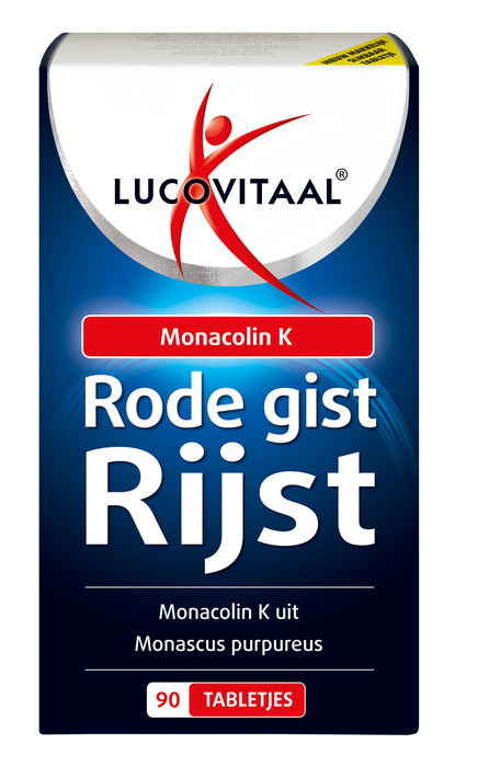 Lucovitaal Rode gist rijst 3mg (90 × 0.35g)