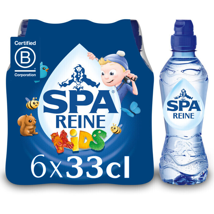 Spa Reine kids koolzuurvrij mineraalwater (6 × 33cl)