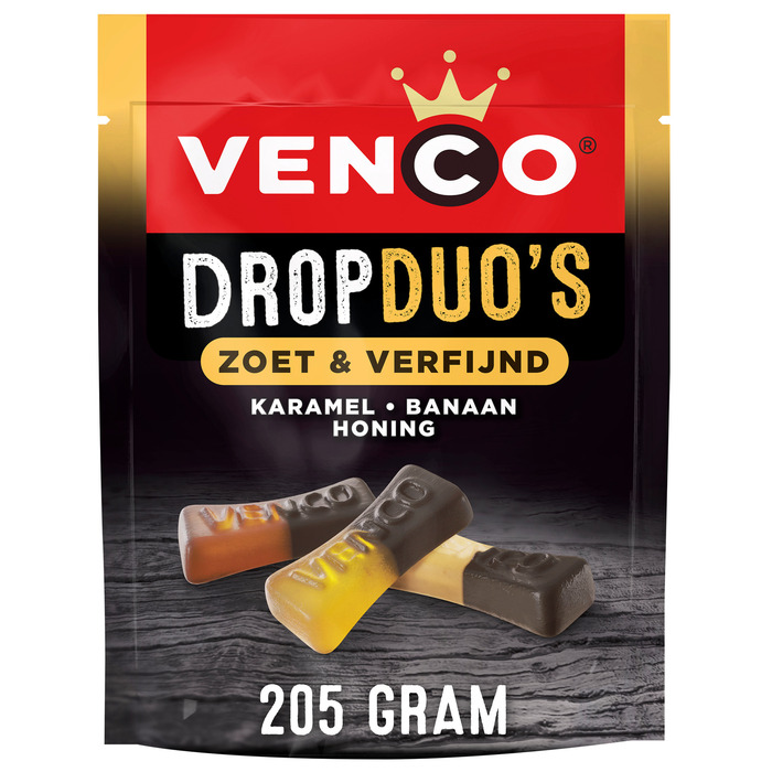 Venco Dropduo's Zoet & Verfijnd 205g (205g)