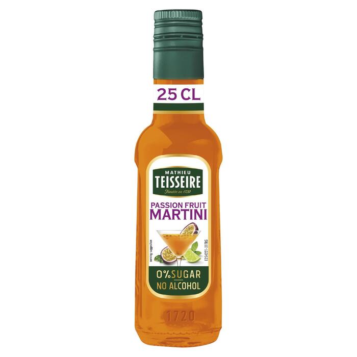 Mathieu Teisseire Passion Fruit Martini 250 ml (Fles, 250ml)