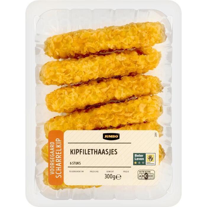 Jumbo Scharrelkip Kipfilethaasjes 300g (6 × 50g)