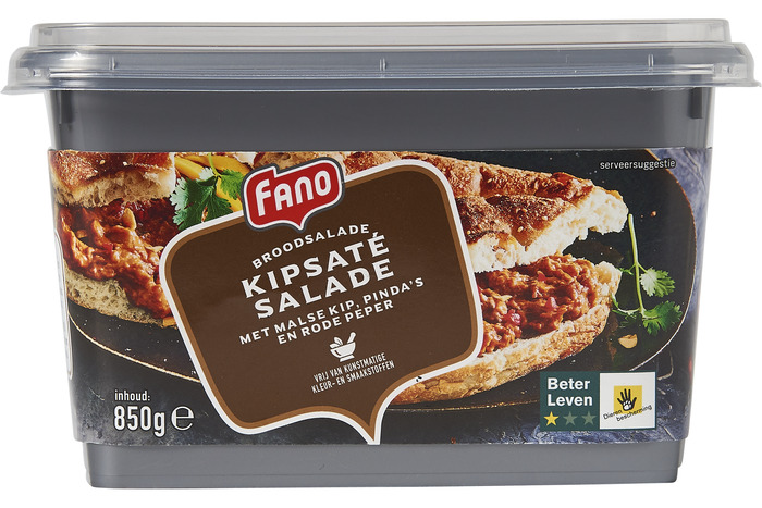 Kipsaté salade (850g)