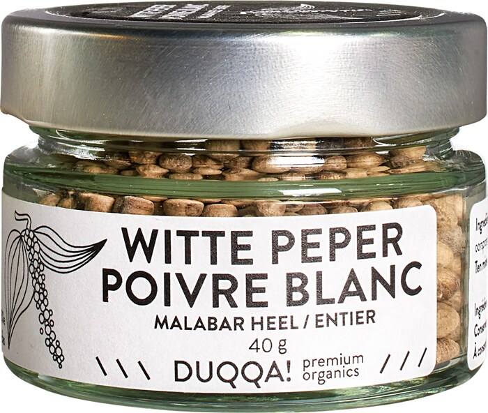 Witte peper Malabar (40g)