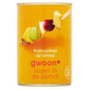 G'woon fruitcocktail 410 gr (410g)