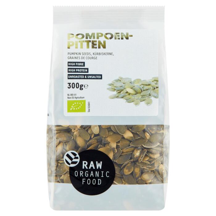 Raw Organic Food Pompoenpitten 300 g (Zak, 300g)