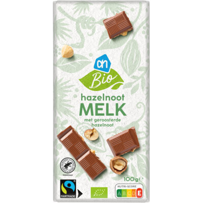 Melkchocolade hazelnoot (100g)