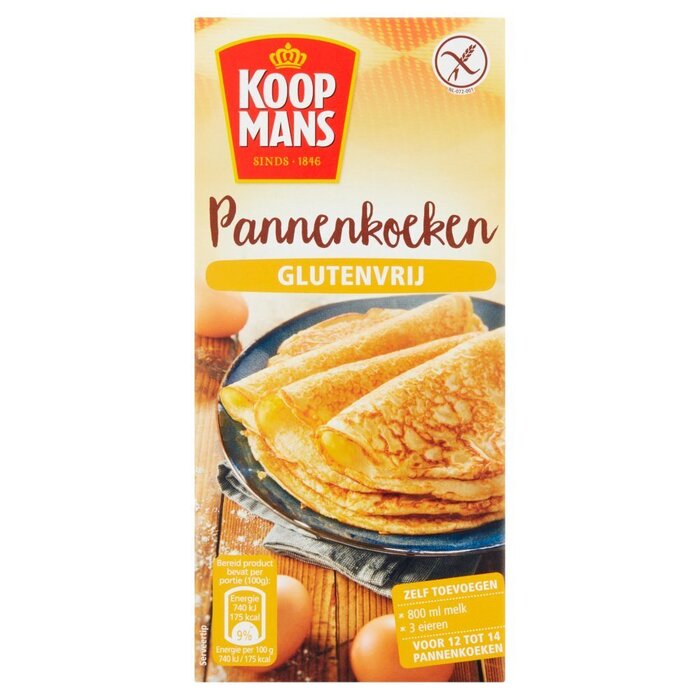 Glutenvrije Pannenkoeken (Doos, 400g)