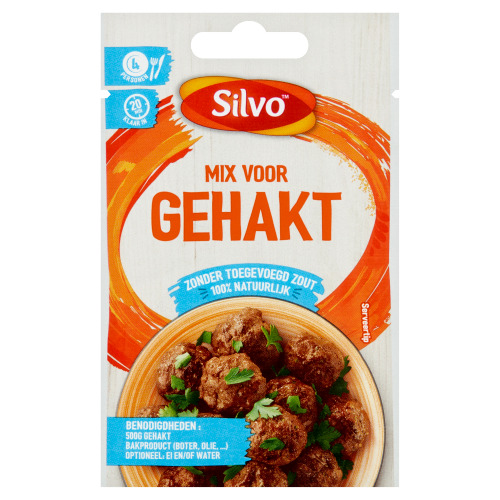 Silvo Mix Voor Gehakt 14 g (Zakje, 14g)