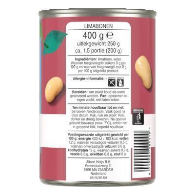 AH Terra Lima bonen (400g)