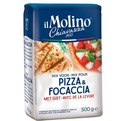 Il Molino Chiavazza Mix voor Pizza & Focaccia met Gist 500 g (500g)