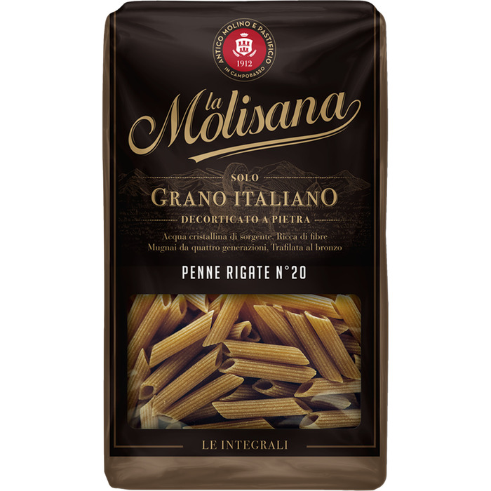 La Molisana Penne rigate volkoren (integrali) n° 20 (500g)
