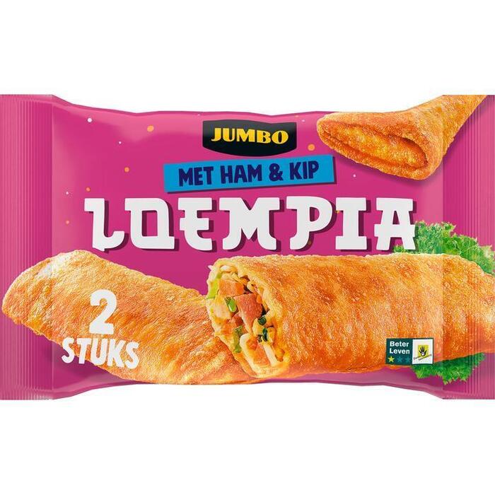 Jumbo Loempia met Kip en Ham 2 Stuks (350g)
