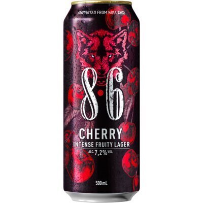 8.6 Cherry Intense Fruity Lager 500ML (0.5L)