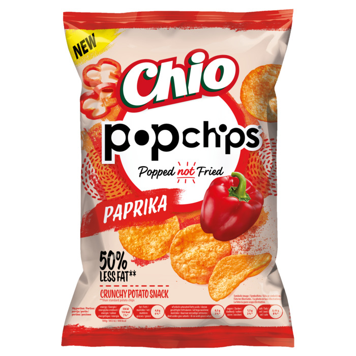 Chio Popchips Paprika Crunchy Potato Snack 70 g (70g)