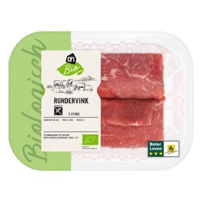 AH Biologisch Rundervink (2 × 100g)