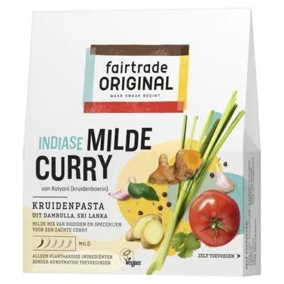 Fairtrade Original Kruidenpasta Indiase milde curry (75g)