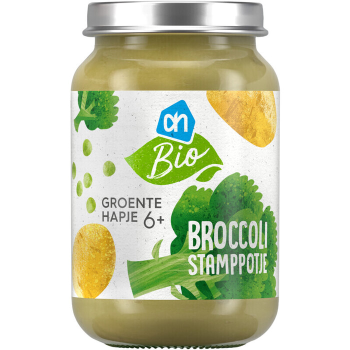 AH Biologisch Broccoli stamppotje 6m01 (190g)