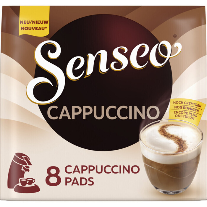 Cappuccino koffiepads (Stuk, 8 × 11.5g)