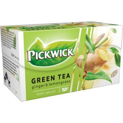 Green tea ginger & lemongrass (zakjes, 20 × 1.5g)