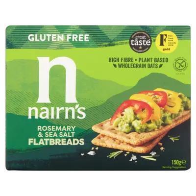 Nairn's Gluten Free Flatbreads Rosemary & Sea Salt 150 g (150g)