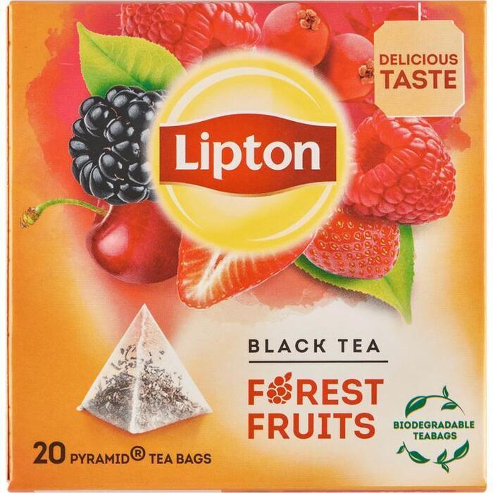 Lipton Forest fruit zwarte thee (34g)