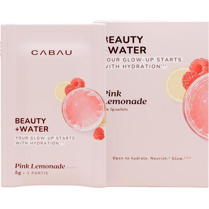 Cabau Lifestyle Beauty Water Pink Lemonade 14 Stuks