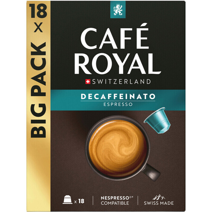 Café Royal Espresso decaffeinato XL box capsules