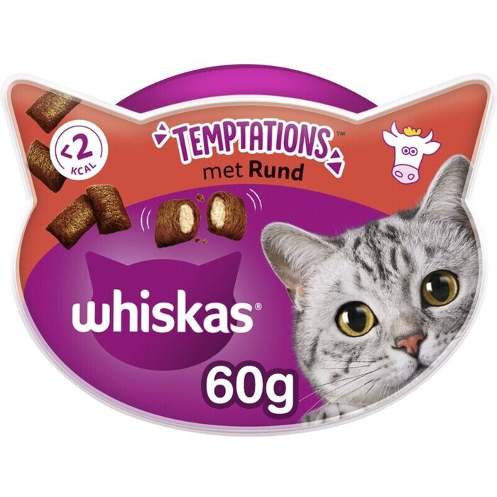 Temptations met Rundvlees (kuipje, 60g)